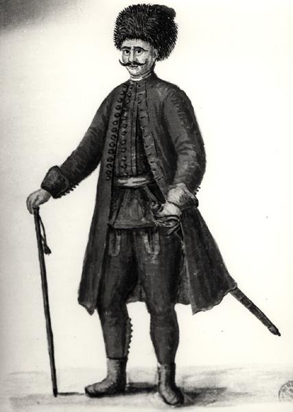 Venedik Arsenalinden bir Yetkili (kağıt üzerine sulu boya) (s/b fotoğraf) by Jan van Grevenbroeck