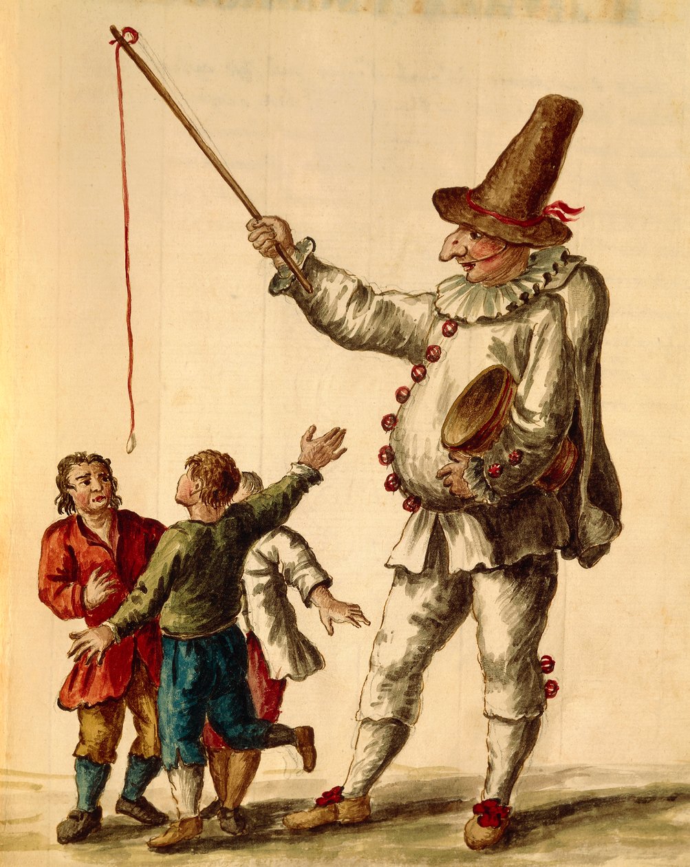 Karnaval oyunları, Giovanni Grevembroch, İtalya tarafından suluboya by Jan van Grevenbroeck