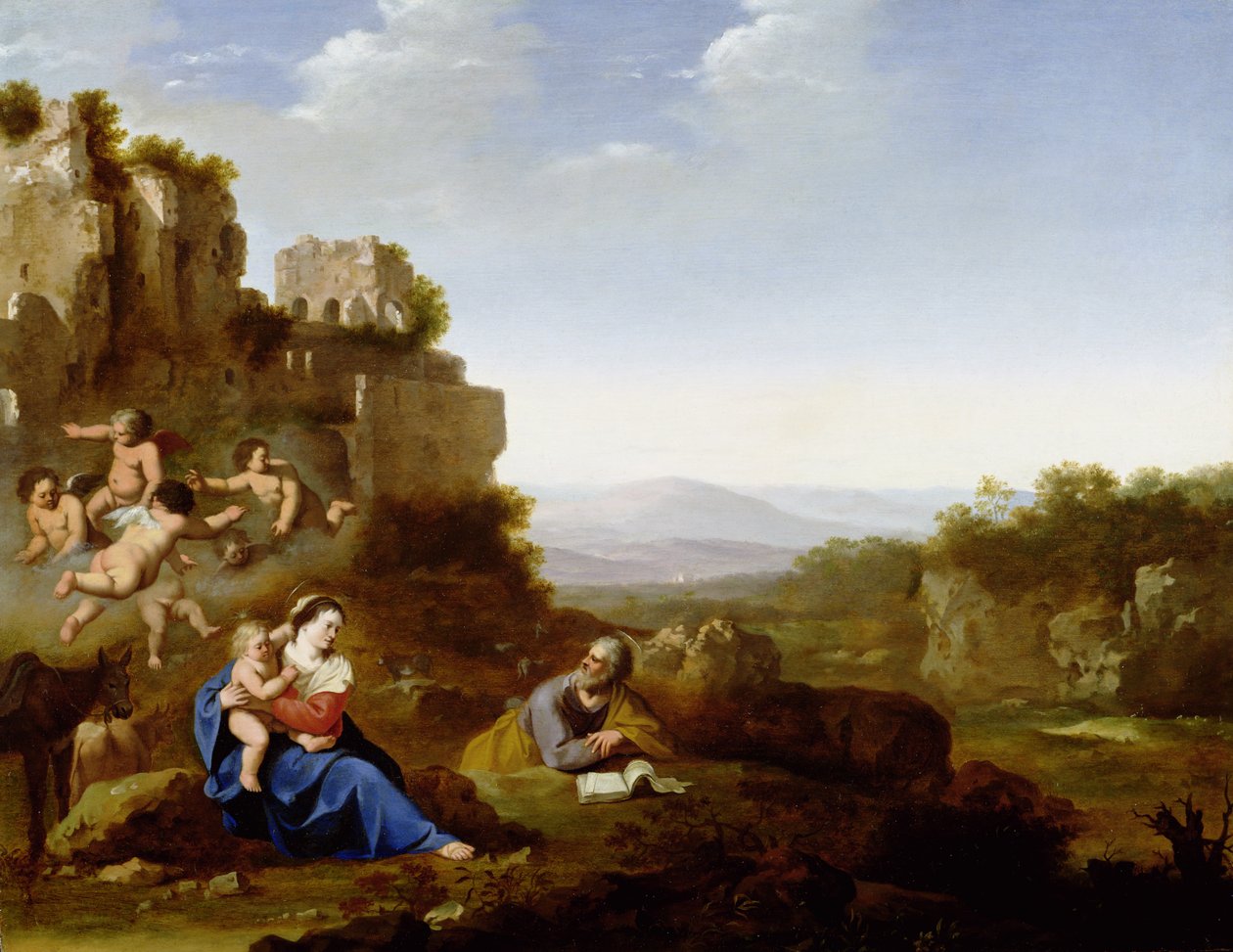 Kutsal Aile by Jan van Haensbergen