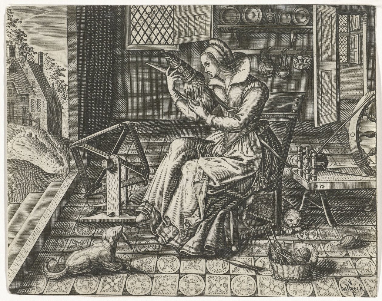 Bir iç kız kurusu by Jan van Halbeeck