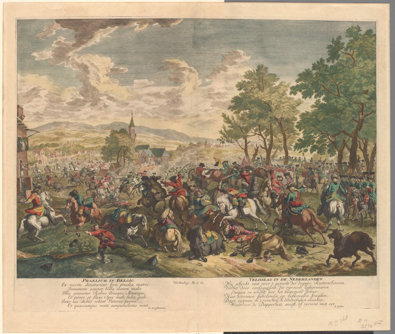Binicilik Savaşı, 1702 dolayları Belçika