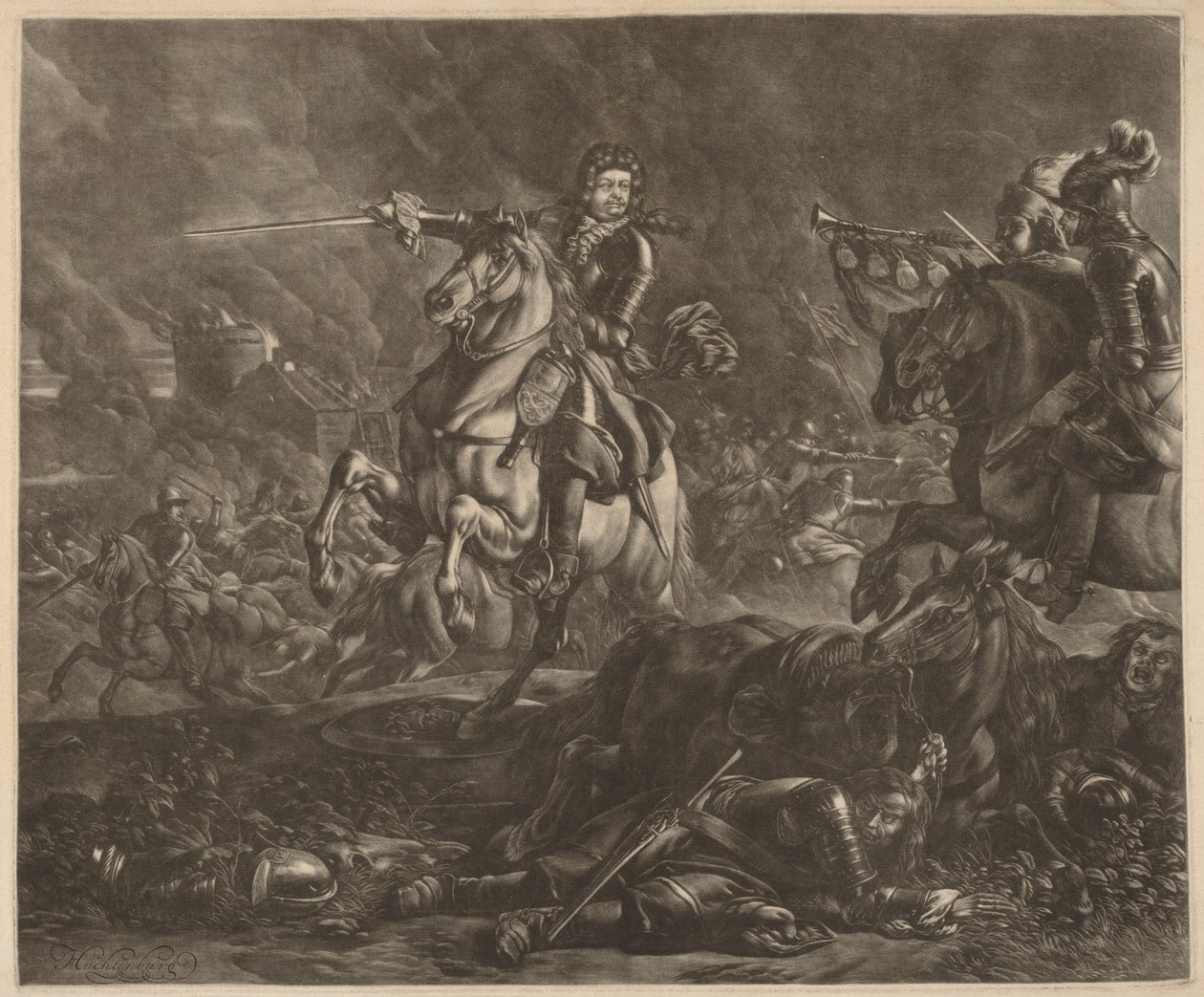 Atlı Bir General (Charles of Lorraine) by Jan van Huchtenburgh