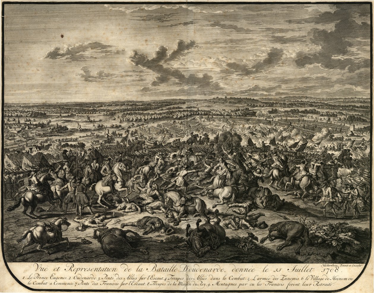 belediye arşivi Yazdır. Oudenaarde savaşı by Jan van Huchtenburgh