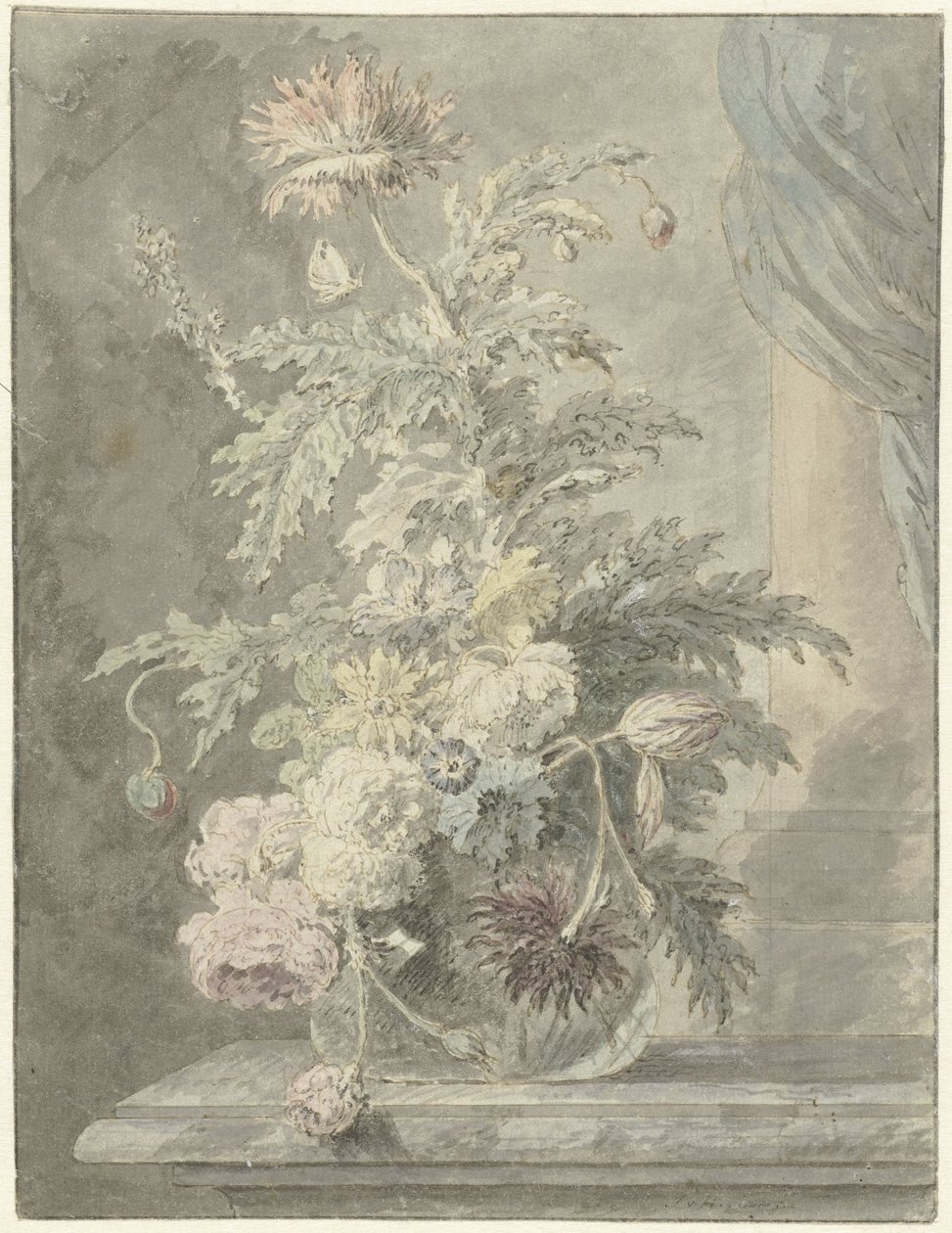 Çiçekli Vazo by Jan van Huysum (possibly)
