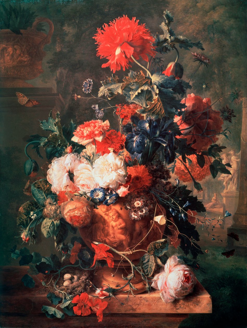 Çiçekler, 1722. by Jan van Huysum