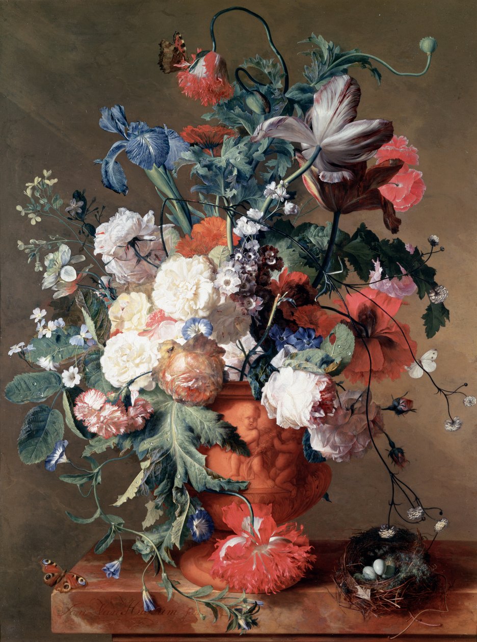 Natürmort by Jan van Huysum