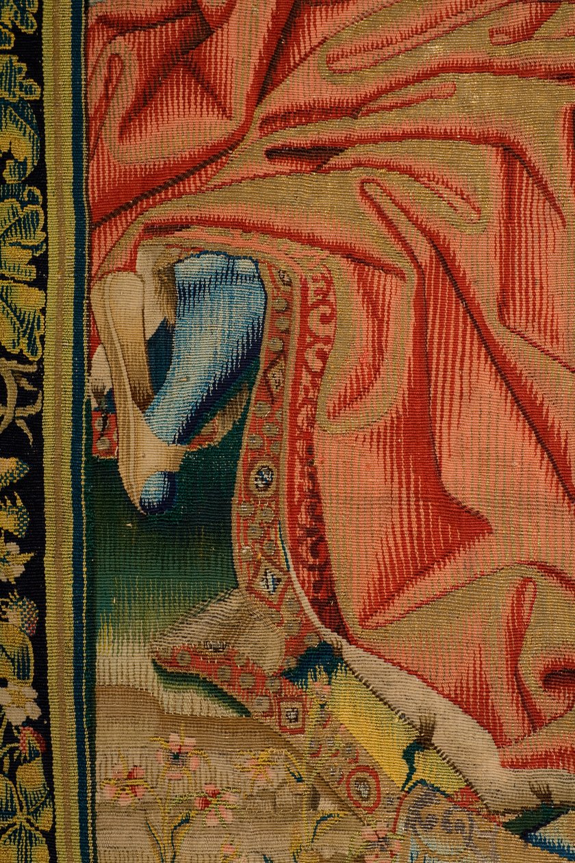 Flaman halısı. Patrimonio Nacional (Despedida de Cristo/Despedida de Cristo/Christ annesine veda ediyor). dizi: El Dosel de Carlos V/Charles V