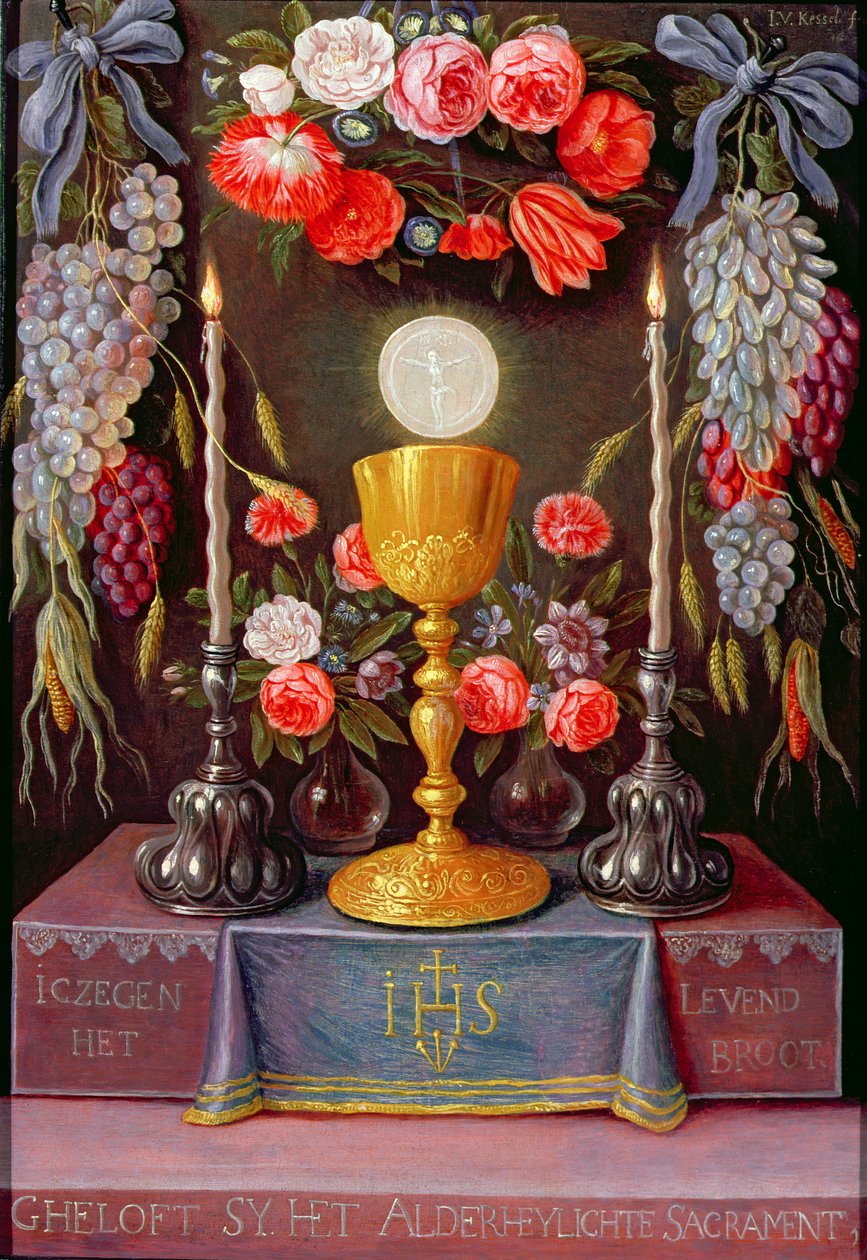 Eucharist by Jan van Kessel the Elder
