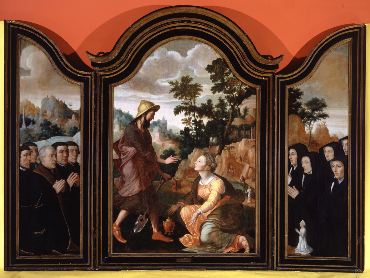 Noli Me Tangere, Kanatlardaki Donörler, 1548-1554. by Jan van Scorel