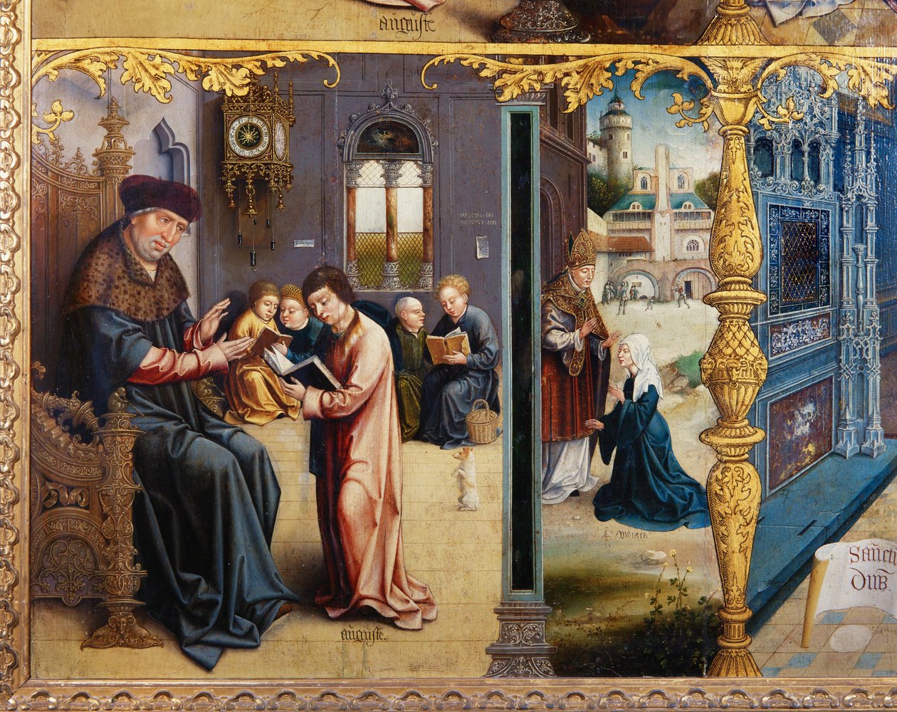 Aziz Augustine Sunağı by Jan van Scorel