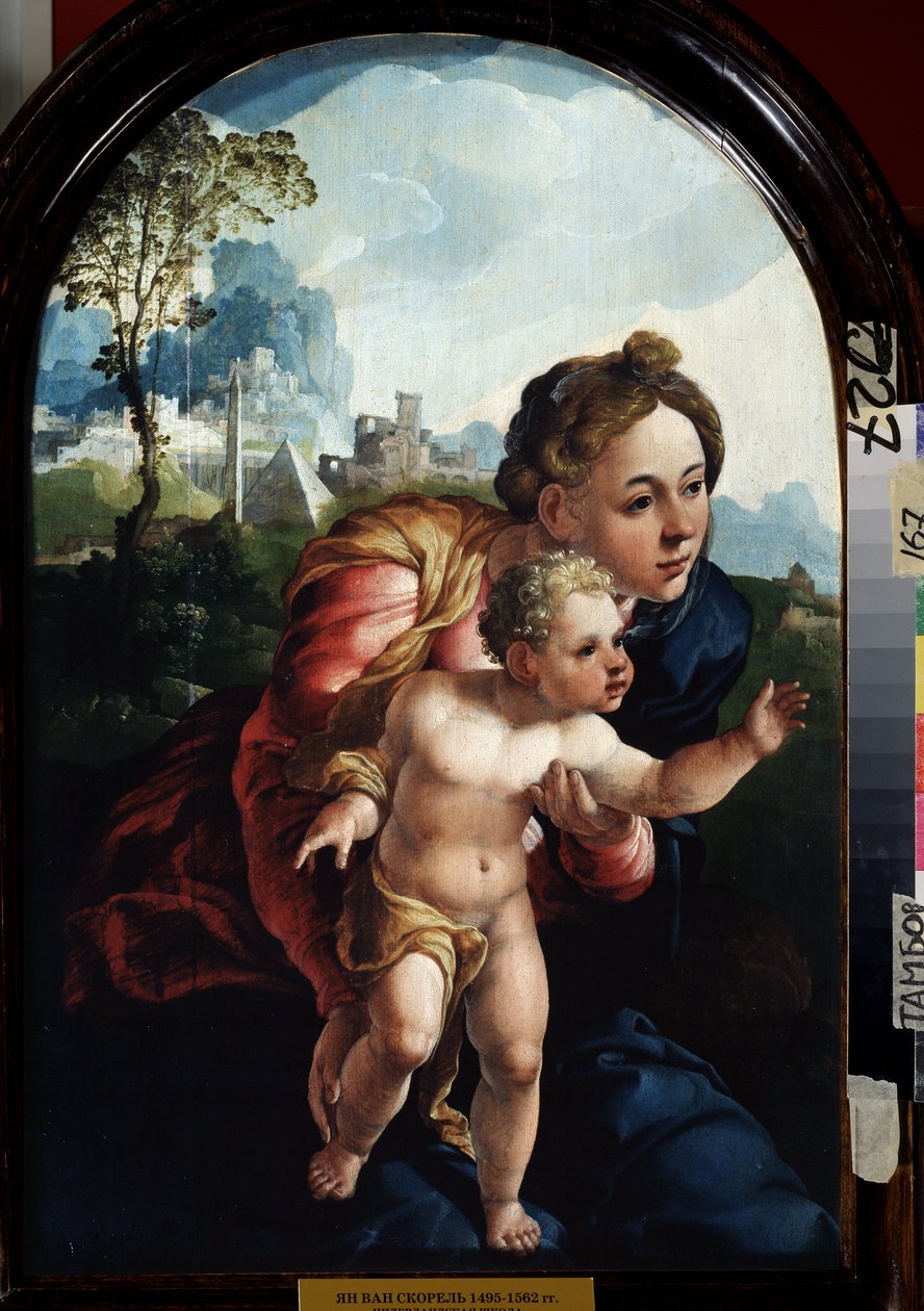 Bakire ve Çocuk, 1530 by Jan van Scorel