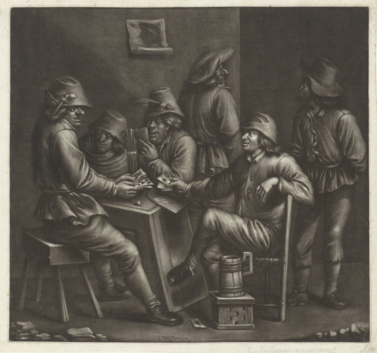 kart oyuncuları by Jan van Somer