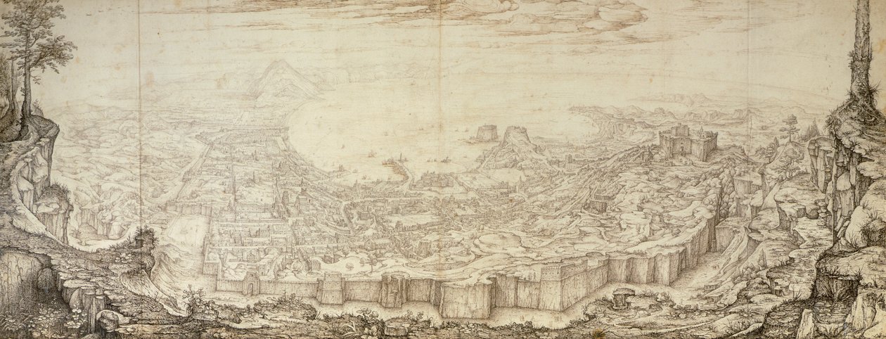 Napoli manzarası by Jan van Stinemolen