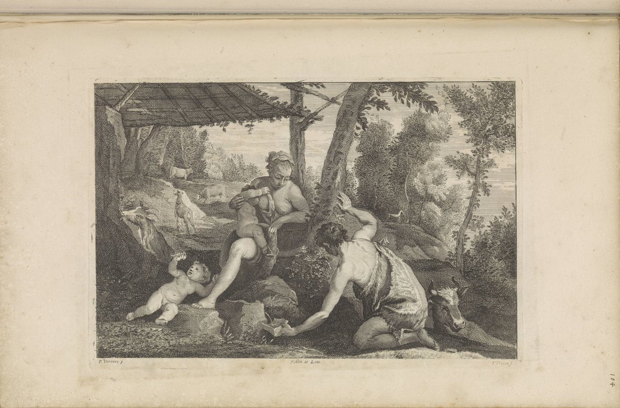 Adem ve Havva cennetten kovulduktan sonra by Jan van Troyen