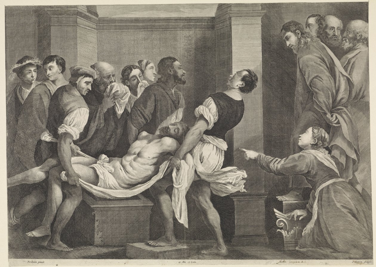 Opwekking van Lazarus Resimli Tiyatro (dizi adı) by Jan van Troyen