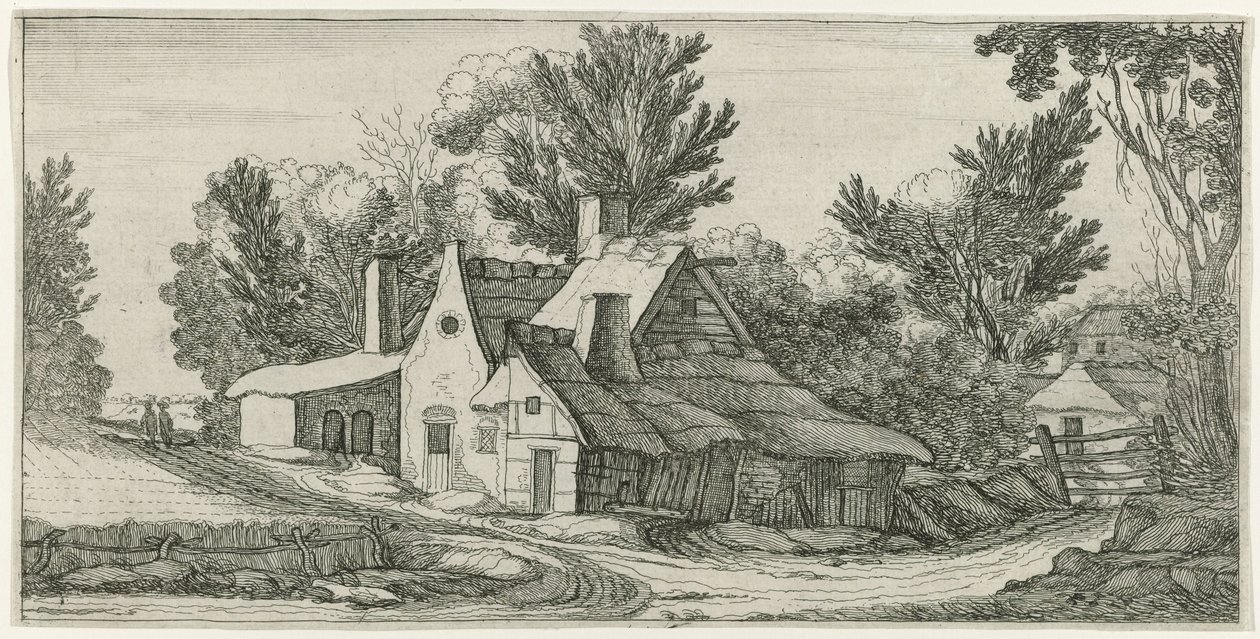 Çiftlikler ile manzara by Jan van de Velde (II) (manner of)