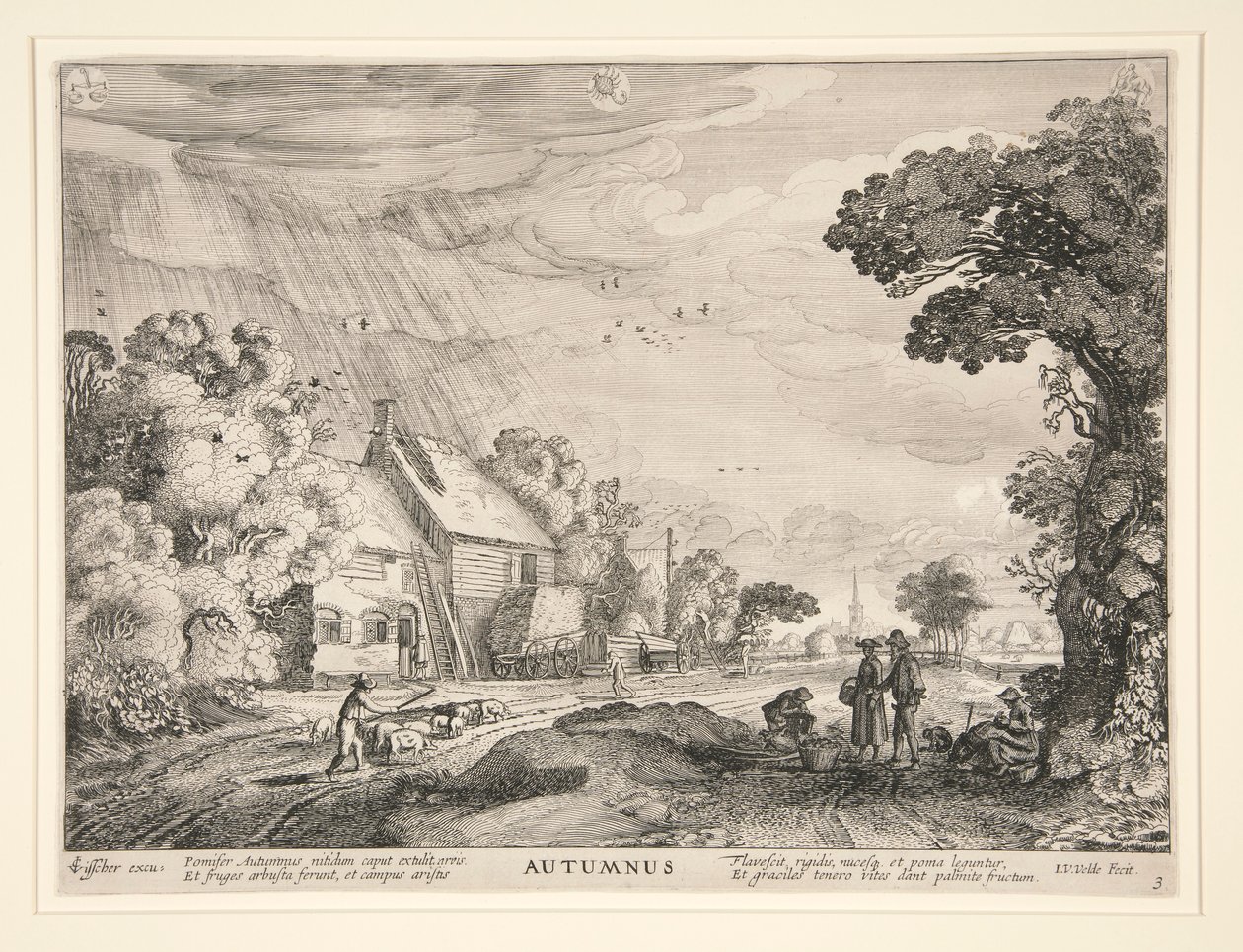 Dört mevsimlik bir diziden sonbahar by Jan van de Velde II