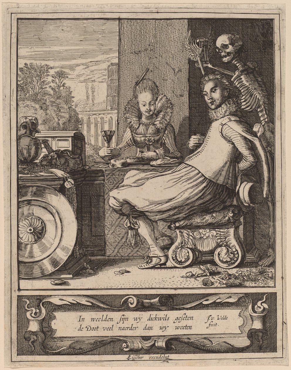 Sürpriz Bir Çift Alarak Ölüm by Jan van de Velde II