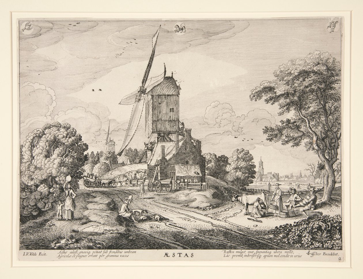 Dört mevsimlik bir diziden yaz by Jan van de Velde II
