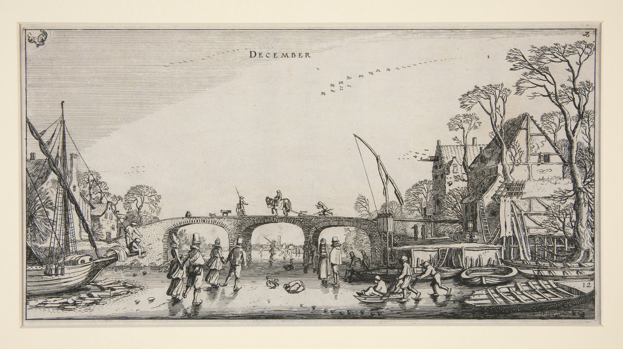 Aylar, on iki set by Jan van de Velde II