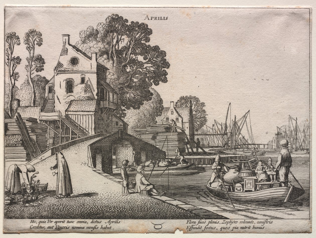 On İki Ay: Nisan by Jan van de Velde II