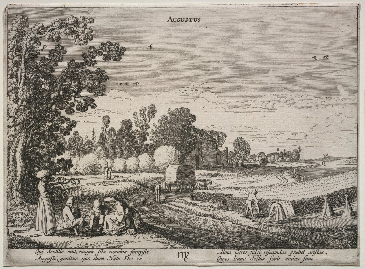 On İki Ay: Ağustos by Jan van de Velde II