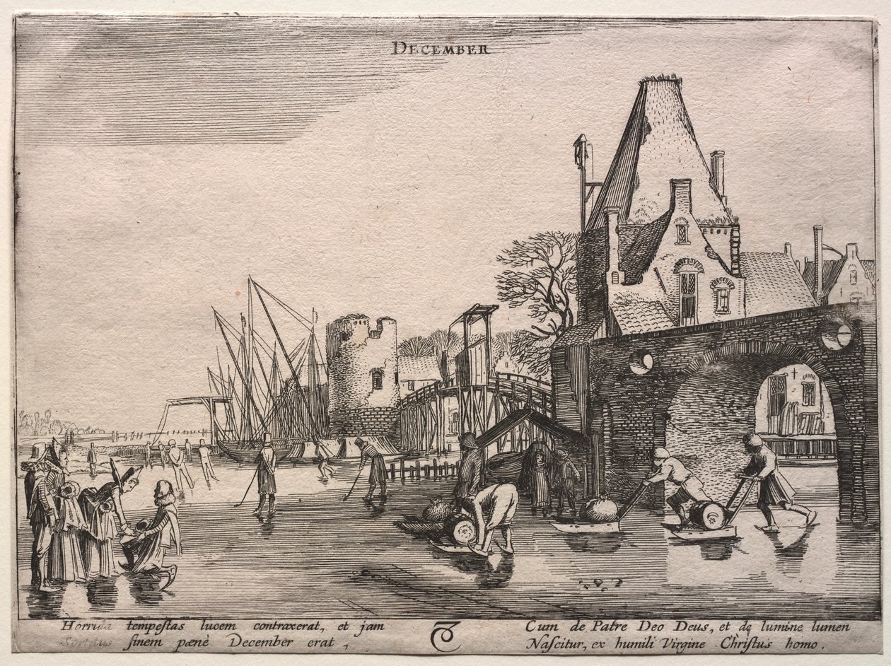 On İki Ay: Aralık by Jan van de Velde II