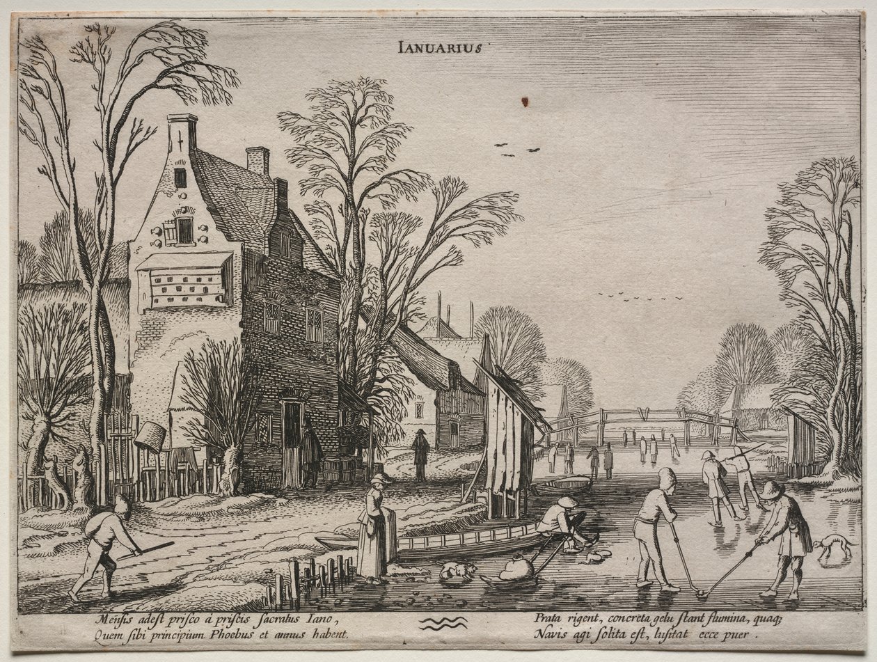 On İki Ay: Ocak by Jan van de Velde II