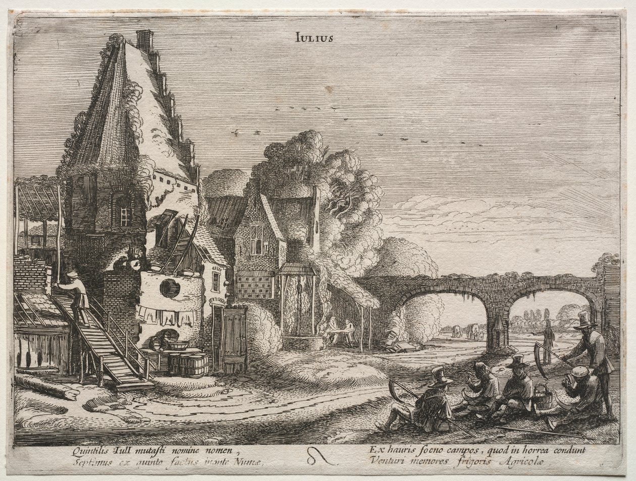 On İki Ay: Temmuz by Jan van de Velde II