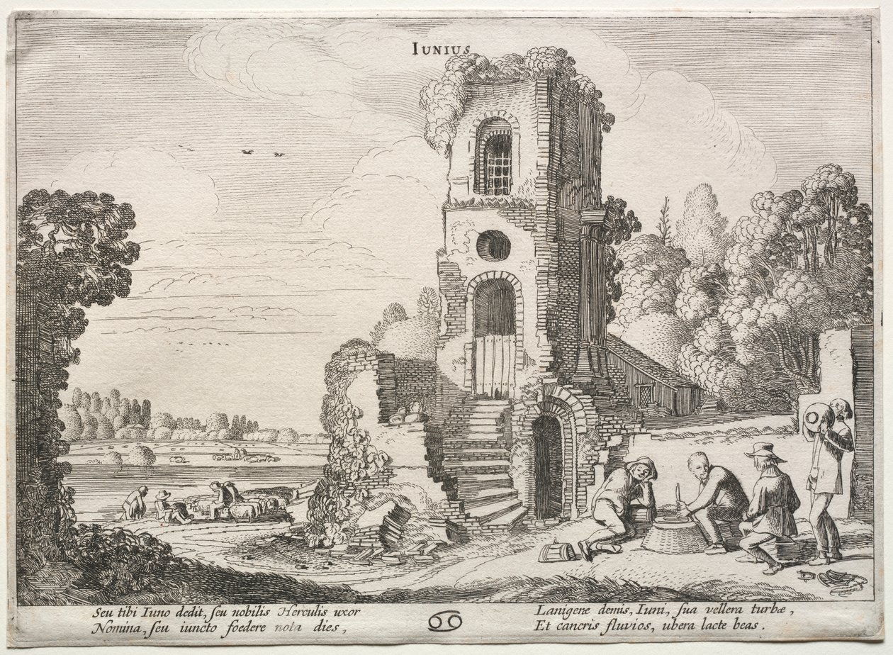 On İki Ay: Haziran by Jan van de Velde II
