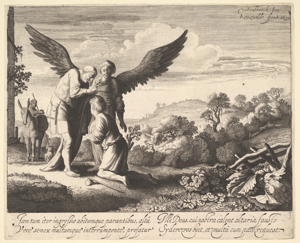 Tobias, Kör Tobit Tarafından Kutsanmıştır, 1620-41. by Jan van de Velde II