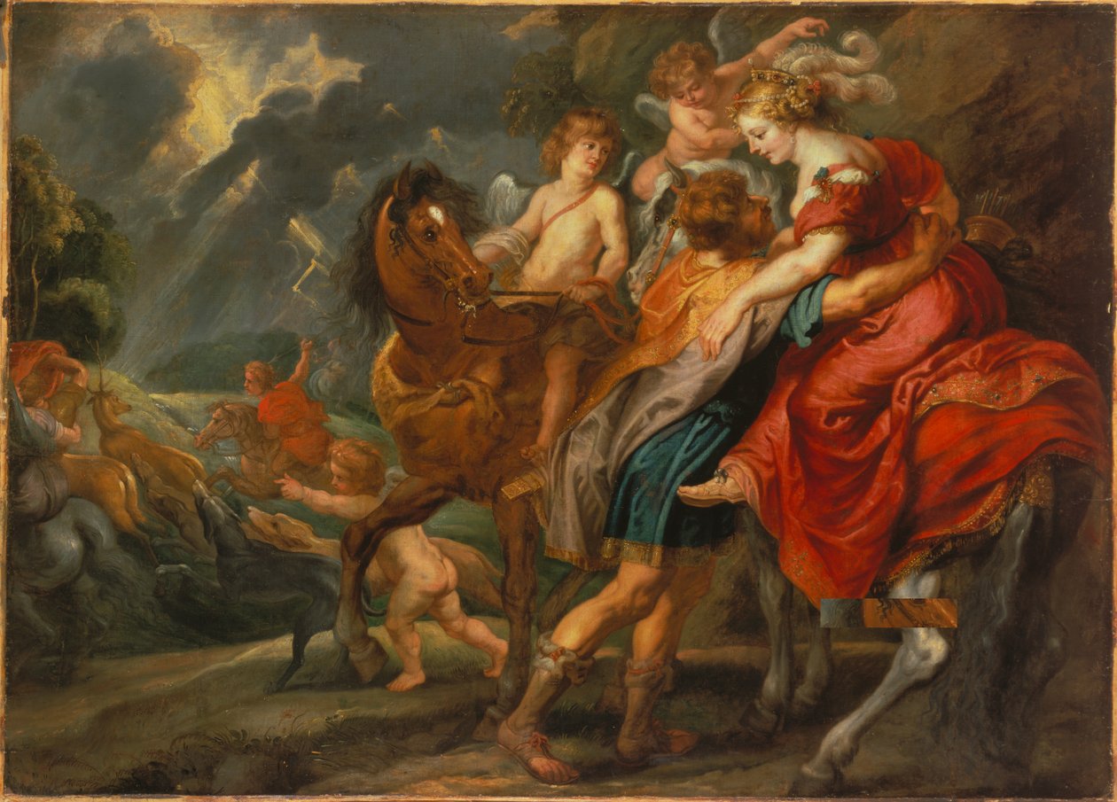 Dido ve Aeneas by Jan van den Hoecke