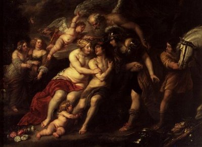 Vice ve Fazilet arasındaki Herkül by Jan van den Hoecke