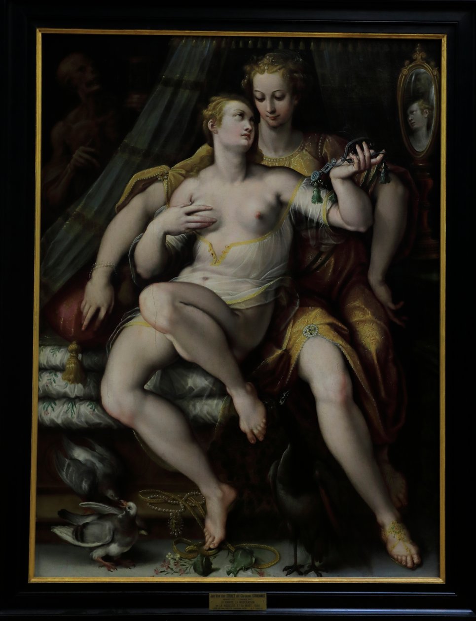 Kibir, Ölçülülük ve Ölüm by Jan van der (1523 1605) Straet