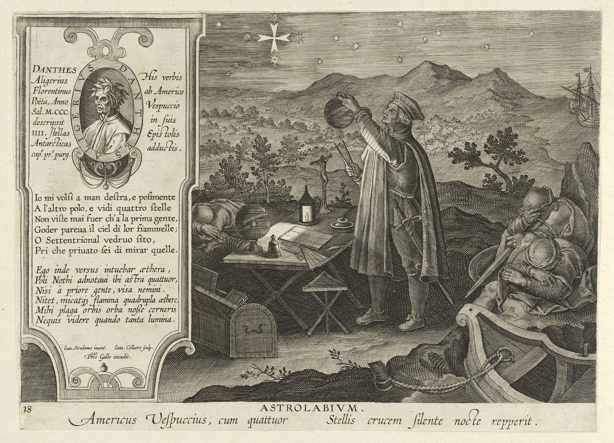 Amerigo Vespucci, Nova Reperta, pub