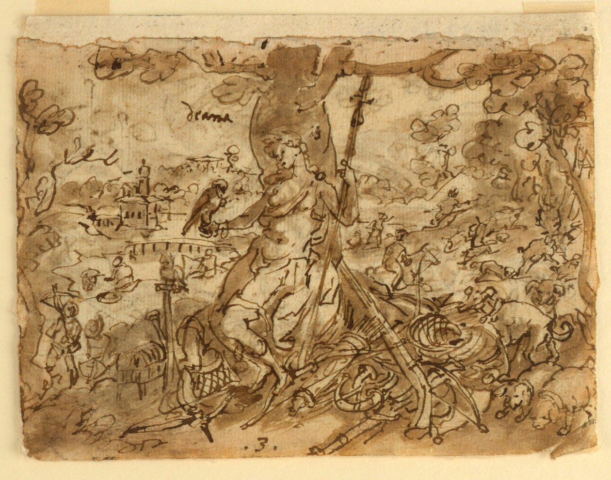 Diana (Avcılık) by Jan van der Straet, called Stradanus