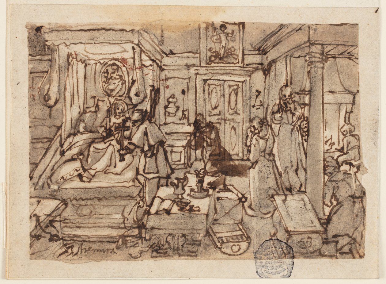 aşırı unction by Jan van der Straet, called Stradanus