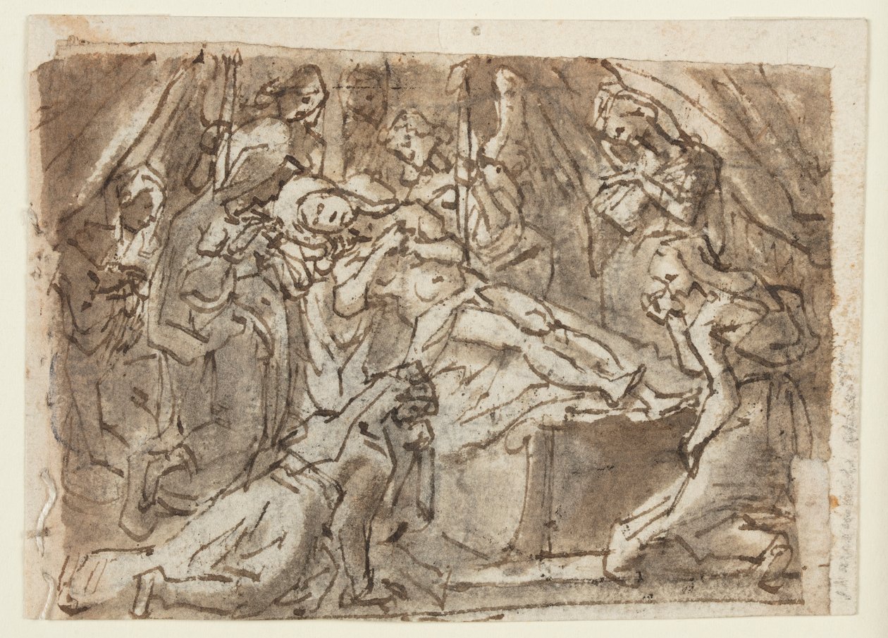 Recto: Ölü Mesih için ağıt; Verso: Zeuxis, Helen of Truva