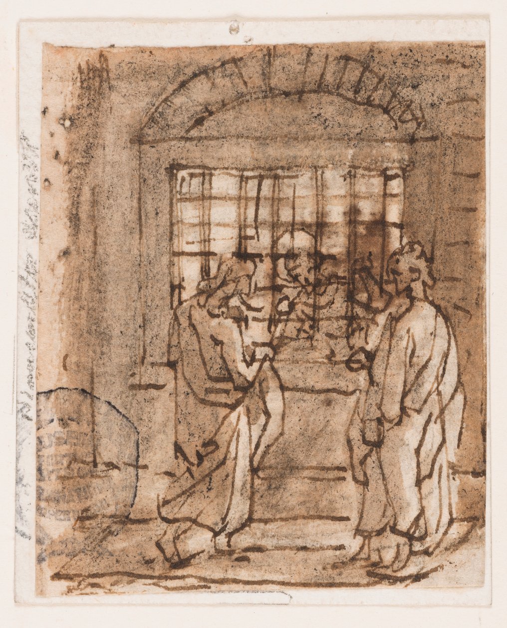 Aziz Peter hapiste by Jan van der Straet, called Stradanus