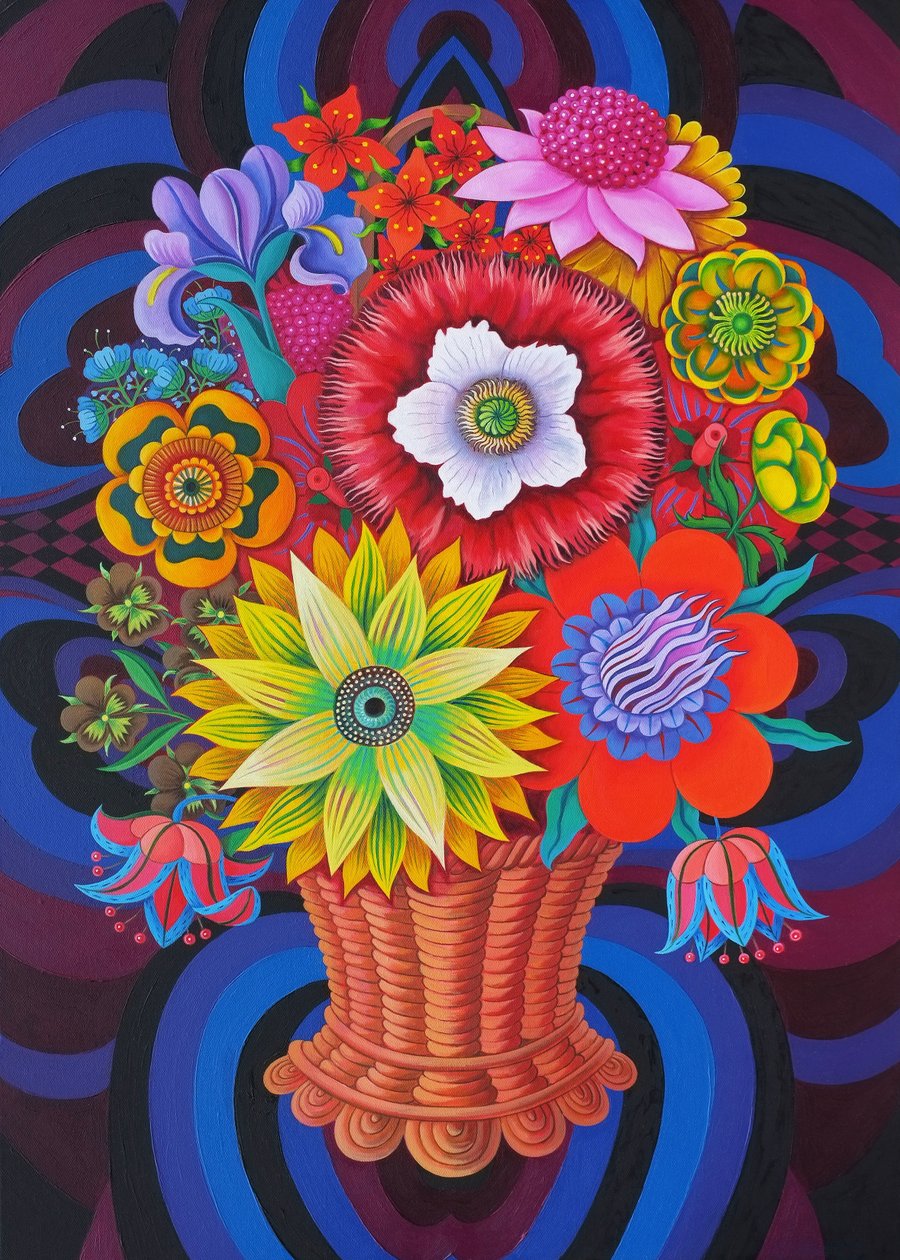 sepette çiçekler, 2013, by Jane Tattersfield