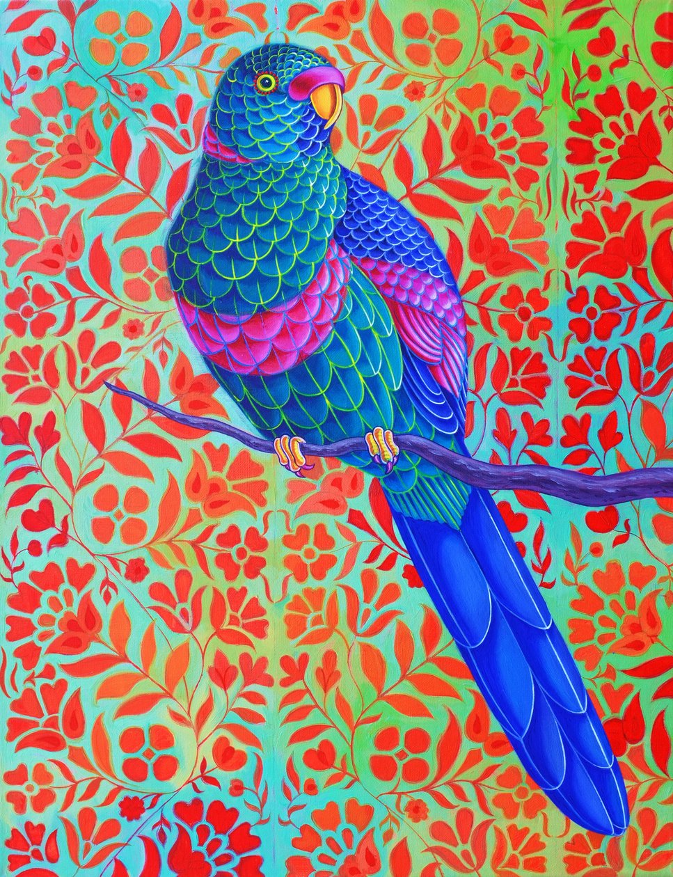 Mavi Papağan, 2015, by Jane Tattersfield