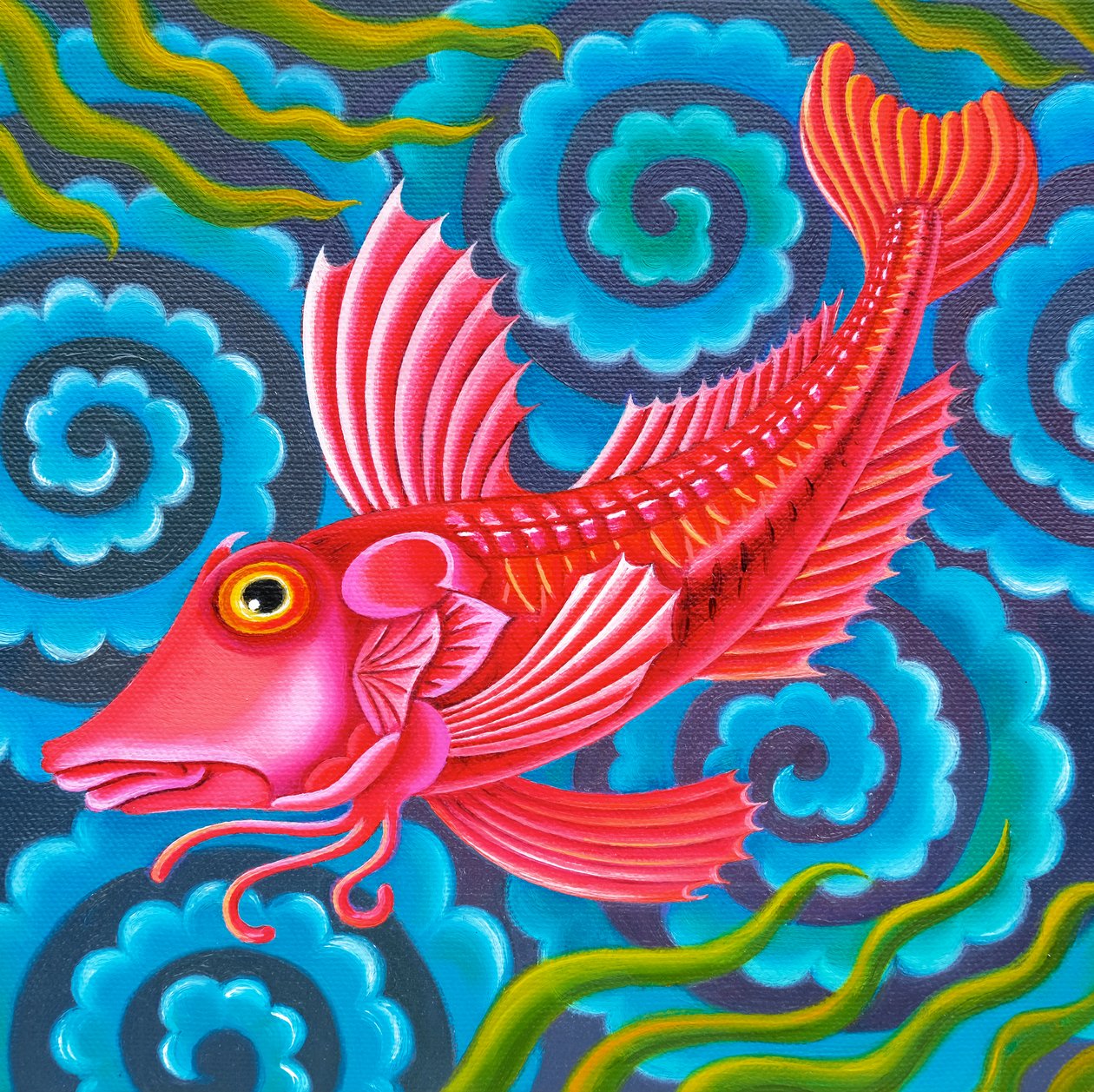 Gürnar balığı, 2017, by Jane Tattersfield