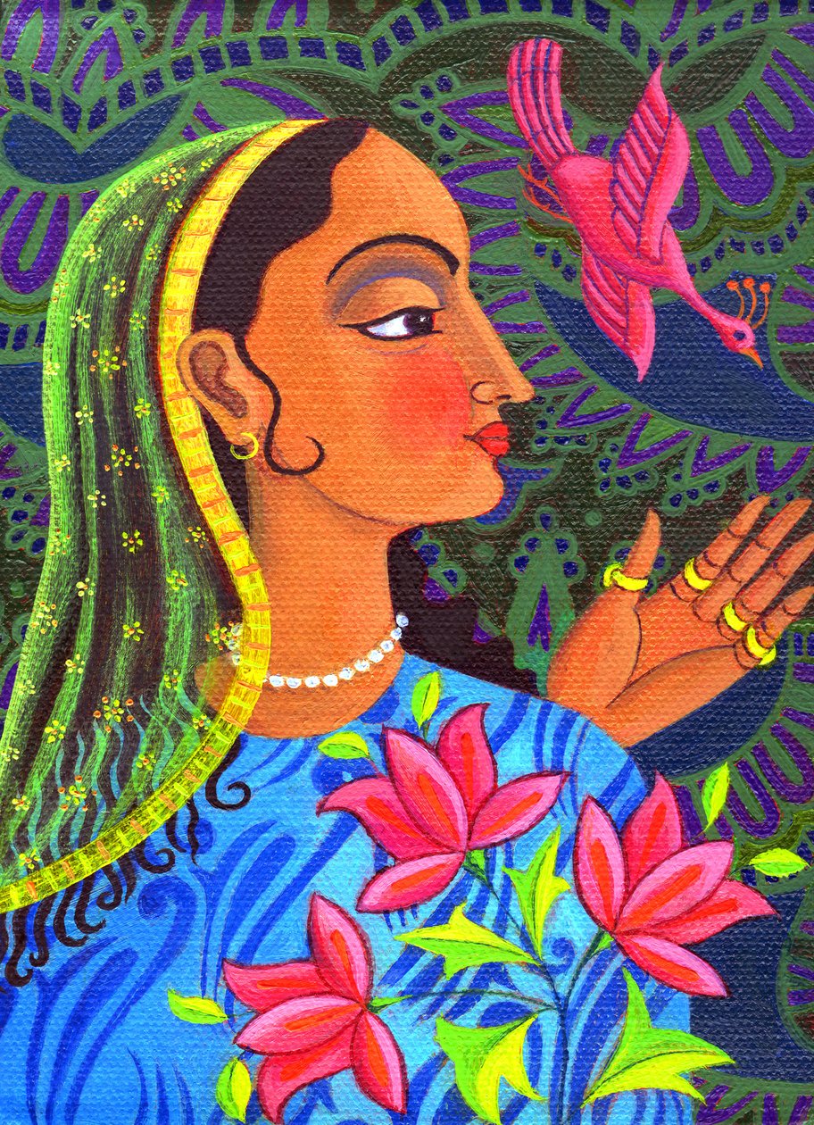 Eflatun kuşlu Maharani, 2011, by Jane Tattersfield