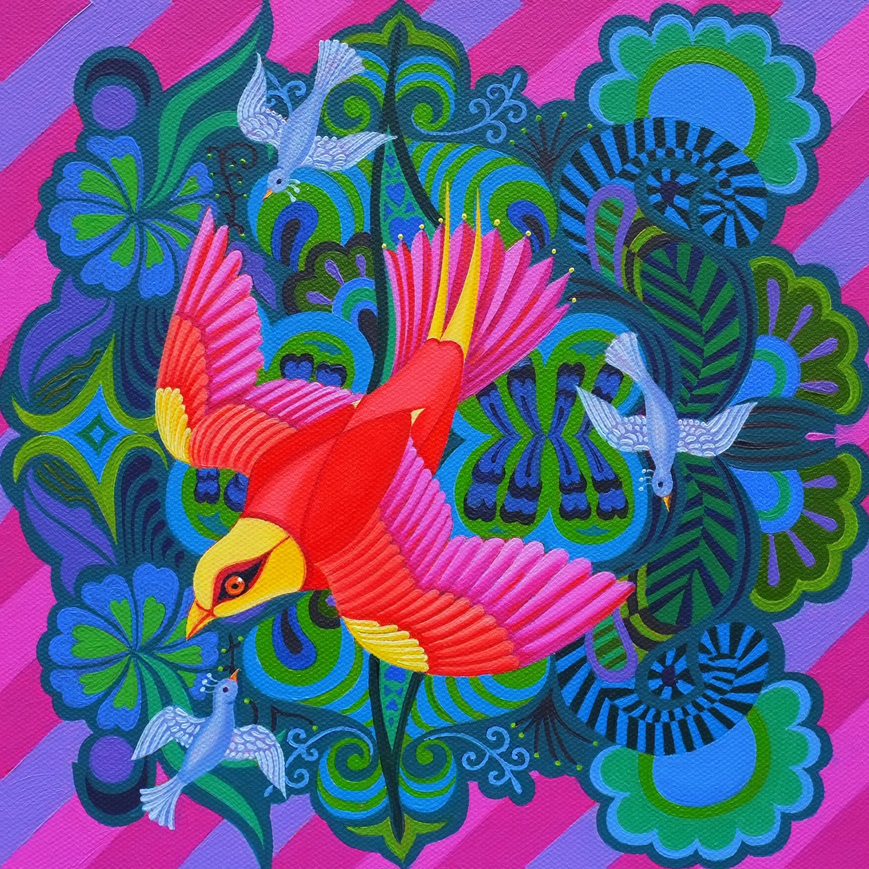 Süzülen kuş, 2013, by Jane Tattersfield