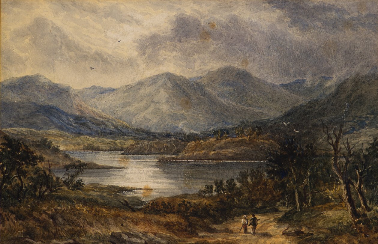 göl sahnesi by Jane Paxton Smieton