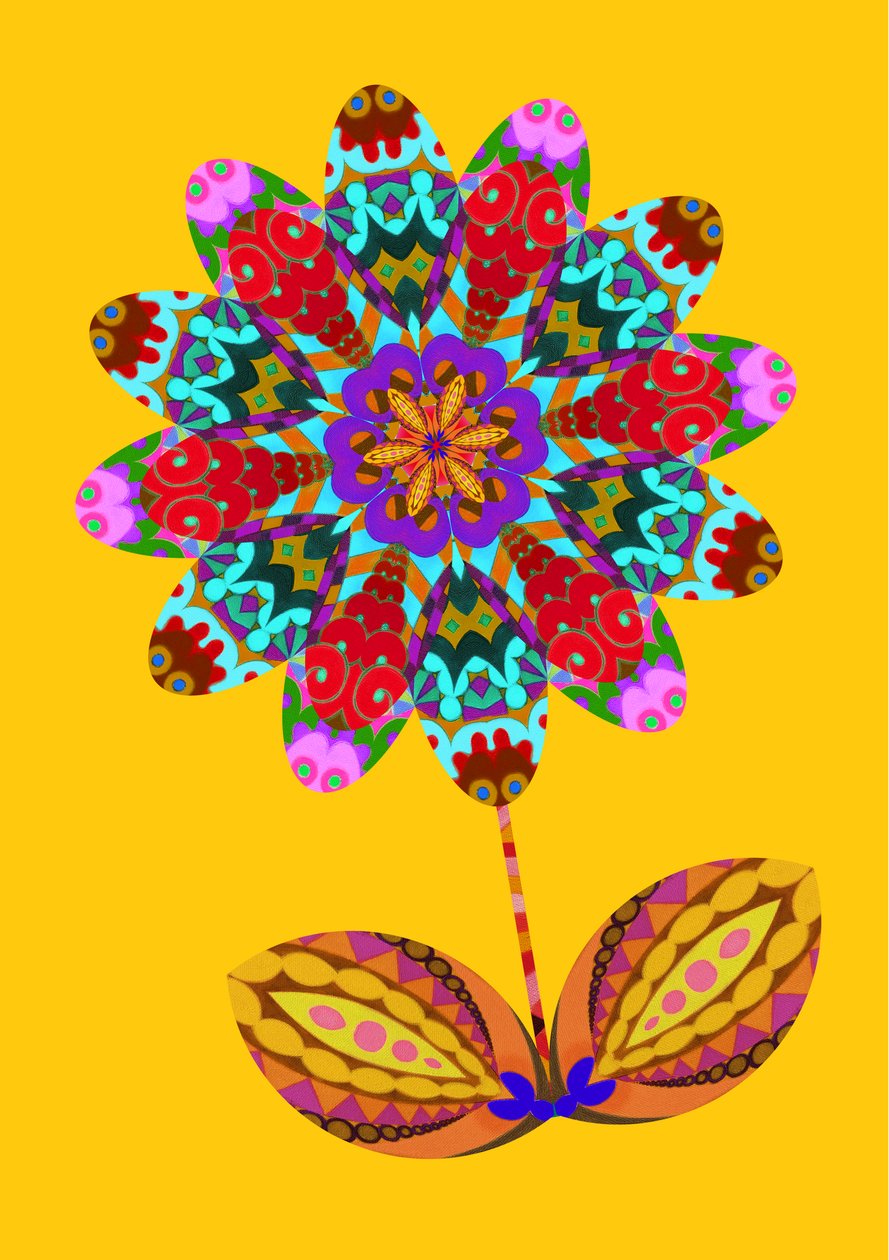 Sarı çiçek kesme, 2020 by Jane Tattersfield