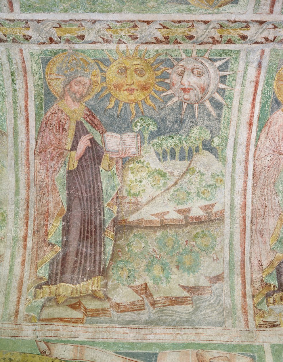 Güneş, Ay ve Yıldızların Yaratılışı, 1490 by Janez Kastav