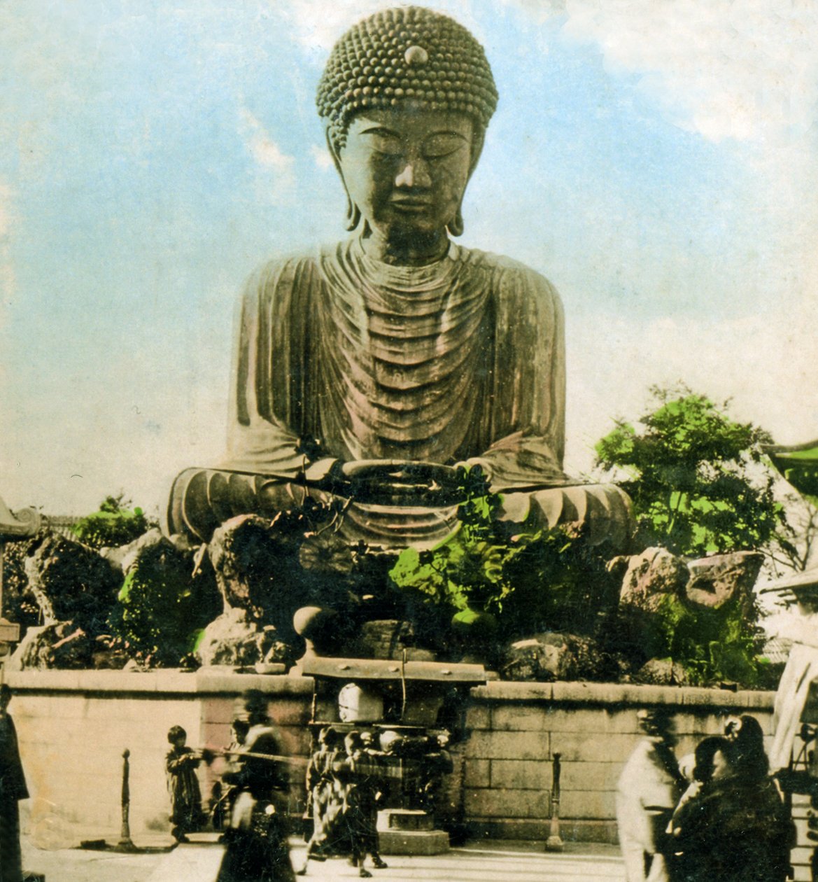 Buddha, Kobe, c.1900 (albüm fotoğrafı) by Japanese Photographer