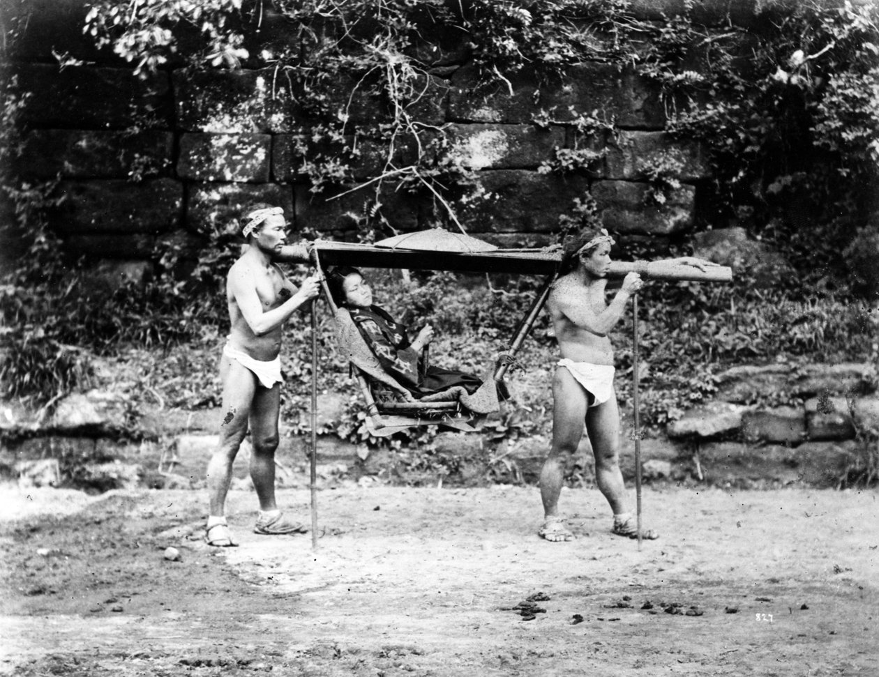 Tahtıralı Kız (norimono), Japonya, 1870