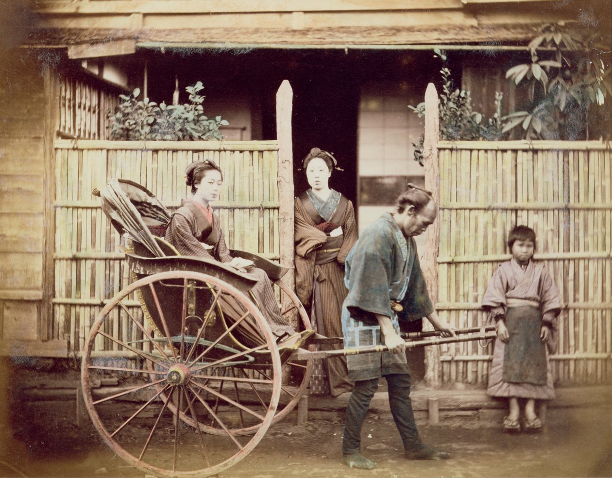Çekçekteki kadın, 1890